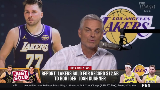 Colin Cowherd and Darren Rovell react to shocking $12.5B Lakers sale