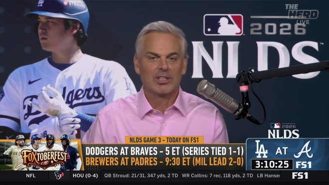 Colin Cowherd explains why Dodgers vs. Braves is a powerhouse matchup