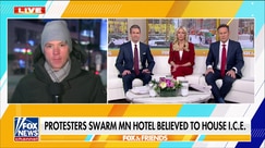 Protesters swarm Minneapolis hotel believed to house ICE, leading to violent clashes