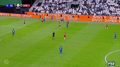 Malcolm's Shot on Target Saved by Goalkeeper