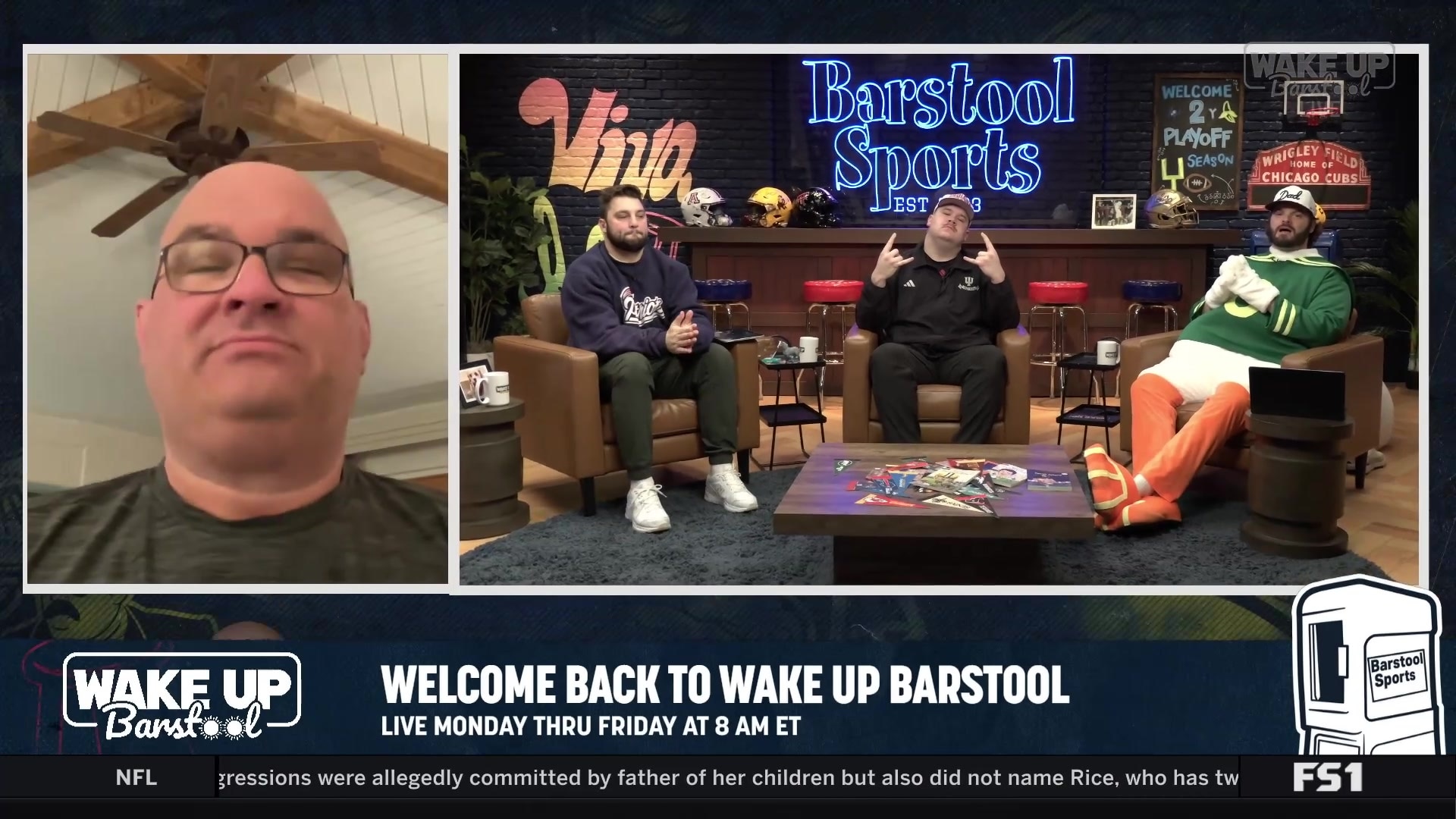 Miami Hurricanes Super Fan Chris Fallica was 'quivering' during team's win