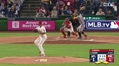 Mauricio Dubón rips a two-run single to center field