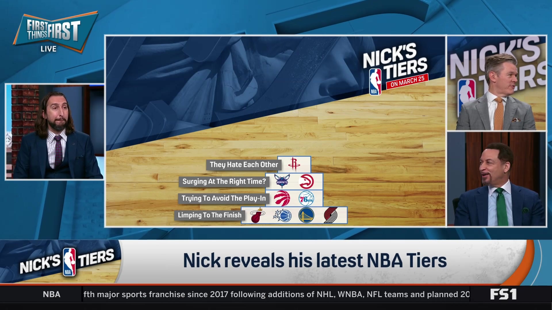 Nick's NBA Tiers: Houston Rockets 'hate each other'