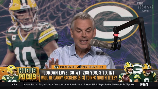 Colin Cowherd explains why Jordan Love is carrying the Packers