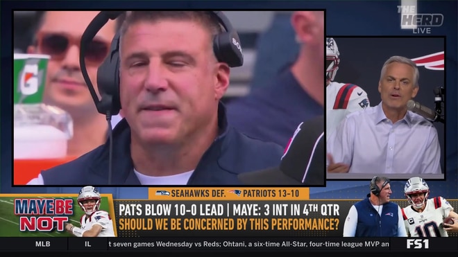 Colin Cowherd urges New England Patriots fans not to panic over Drake Maye