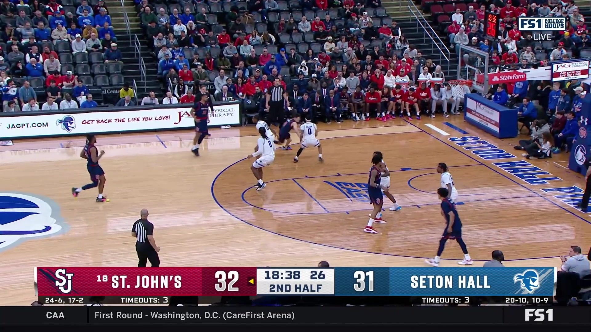 Zuby Ejiofor makes two point layup (Bryce Hopkins assists)