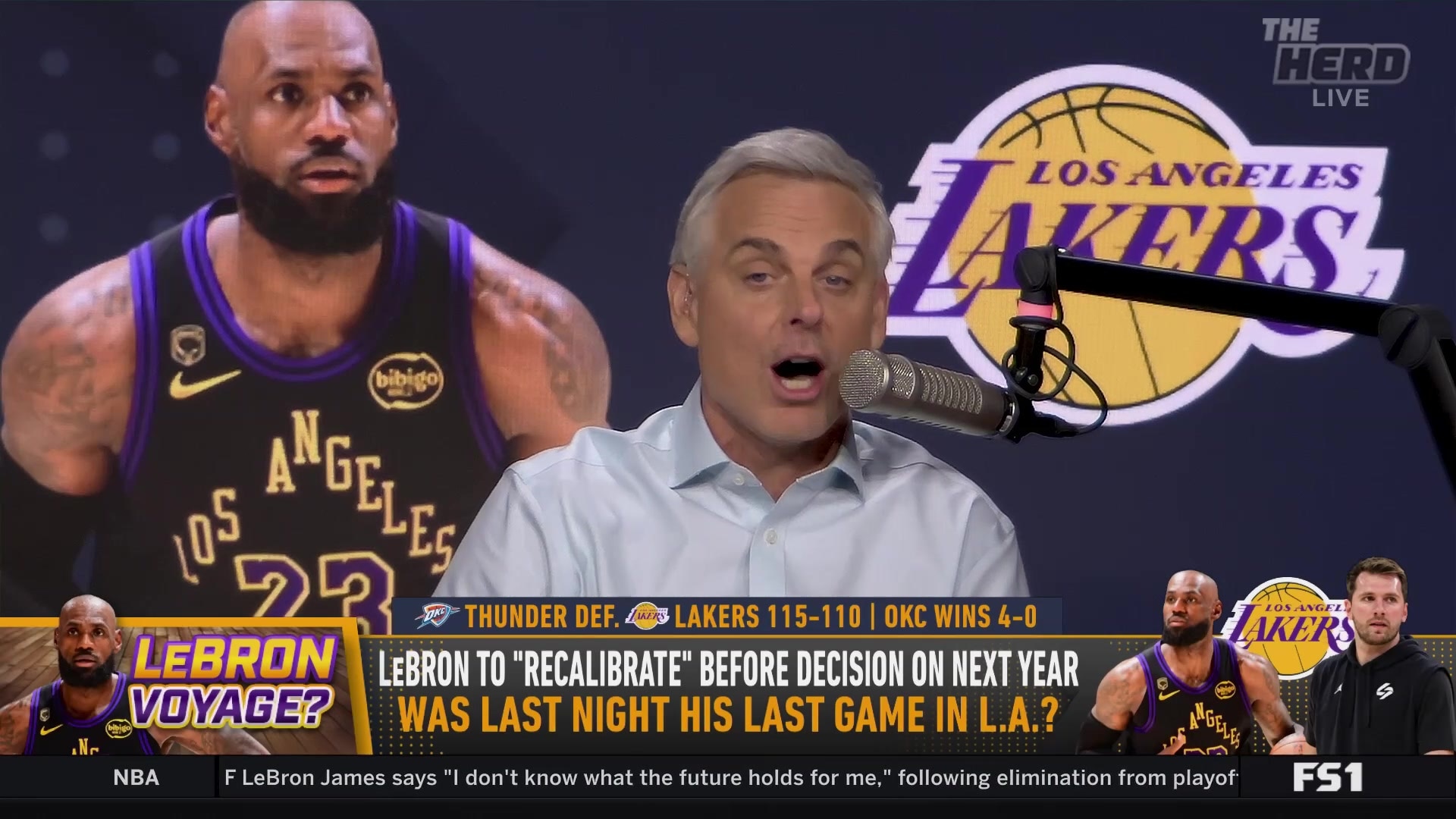 Colin Cowherd asks Nick Wright about LeBron James and Luka Doncic Lakers fit