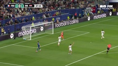 Kylian Mbappé's Shot on Target Is Saved by Goalkeeper