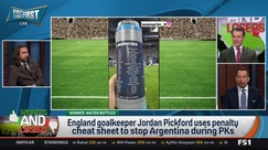 Jordan Pickford's Penalty Cheat Sheet Found Before Game