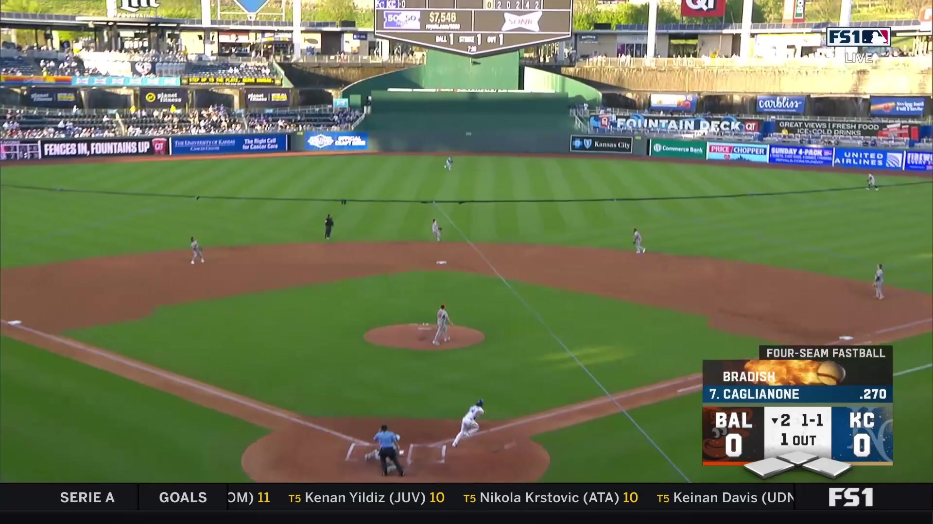 Jac Caglianone homers to center field