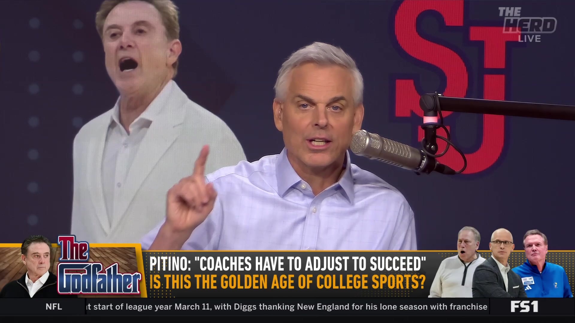 Rick Pitino on coaches needing to adapt in college sports