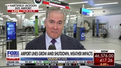 Airport lines grow amid government shutdown and weather impacts