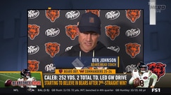 Ben Johnson on Chicago Bears' growing belief in winning close games