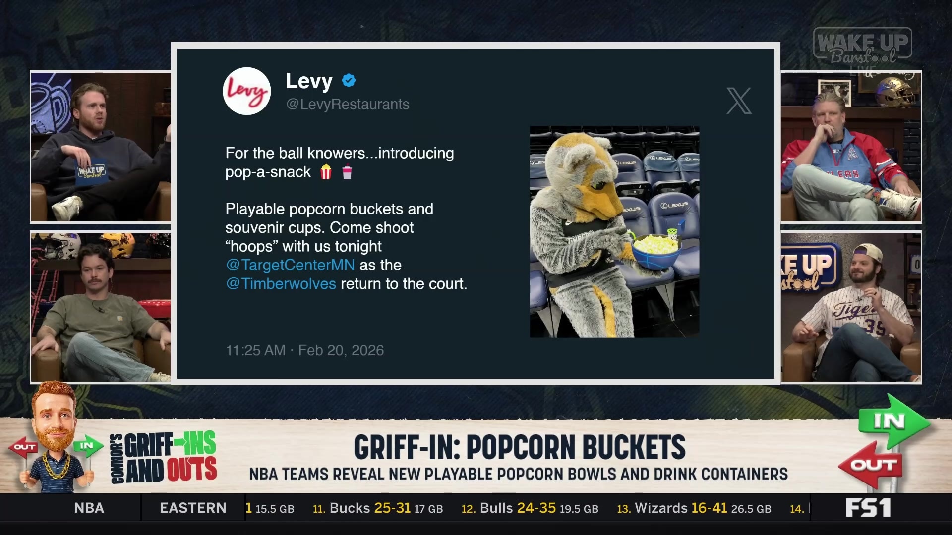 Connor Griff criticizes NBA's new playable popcorn buckets