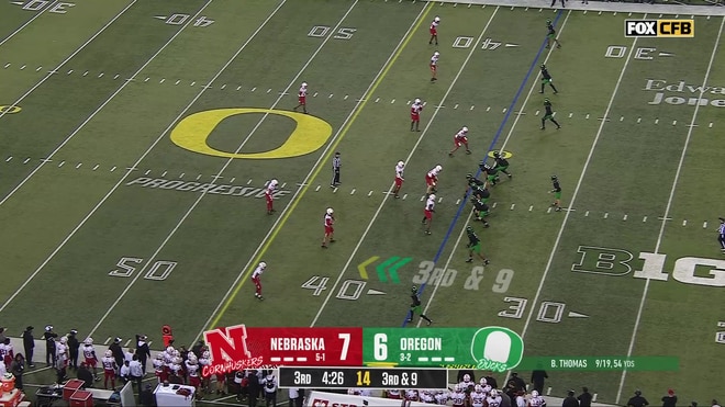 Dwayne McDougle III intercepts Brock Thomas