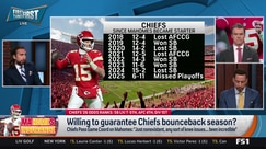 Nick Wright guarantees a massive bounceback season for Patrick Mahomes and the Chiefs