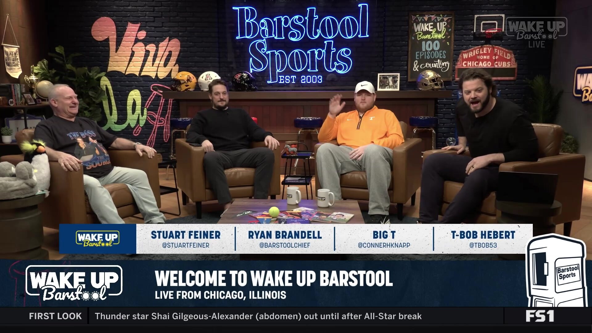 Wake Up Barstool hosts' hilarious opening banter