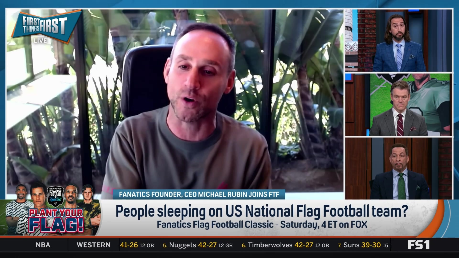 People sleeping on US National Flag Football team?