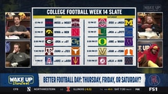 Is Black Friday's college football slate better than Saturday's?