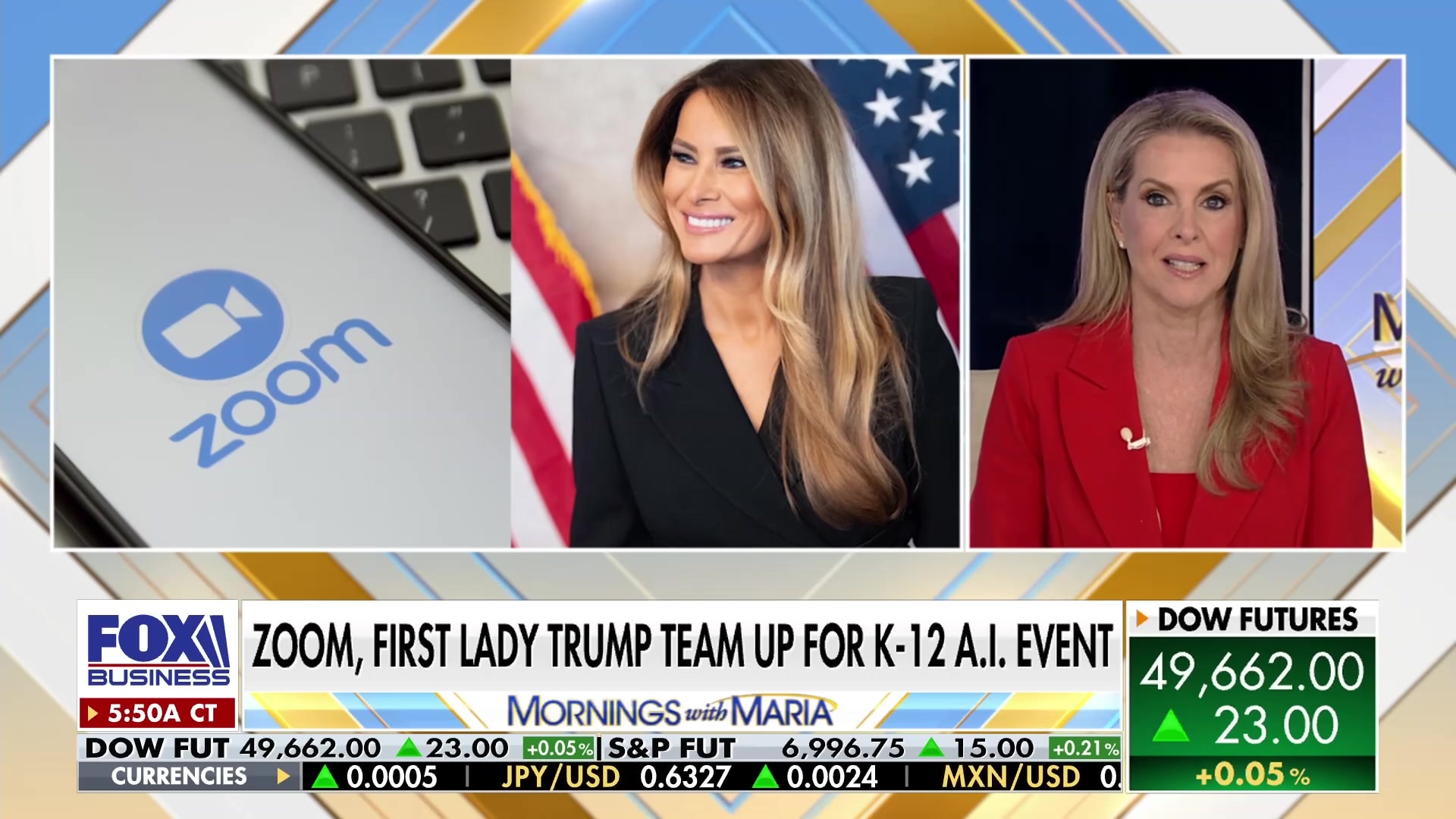 First Lady Melania Trump teams up with Zoom for K-12 A.I. education event