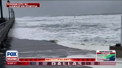 Nor'easter brings high tide flooding to Ocean City, New Jersey