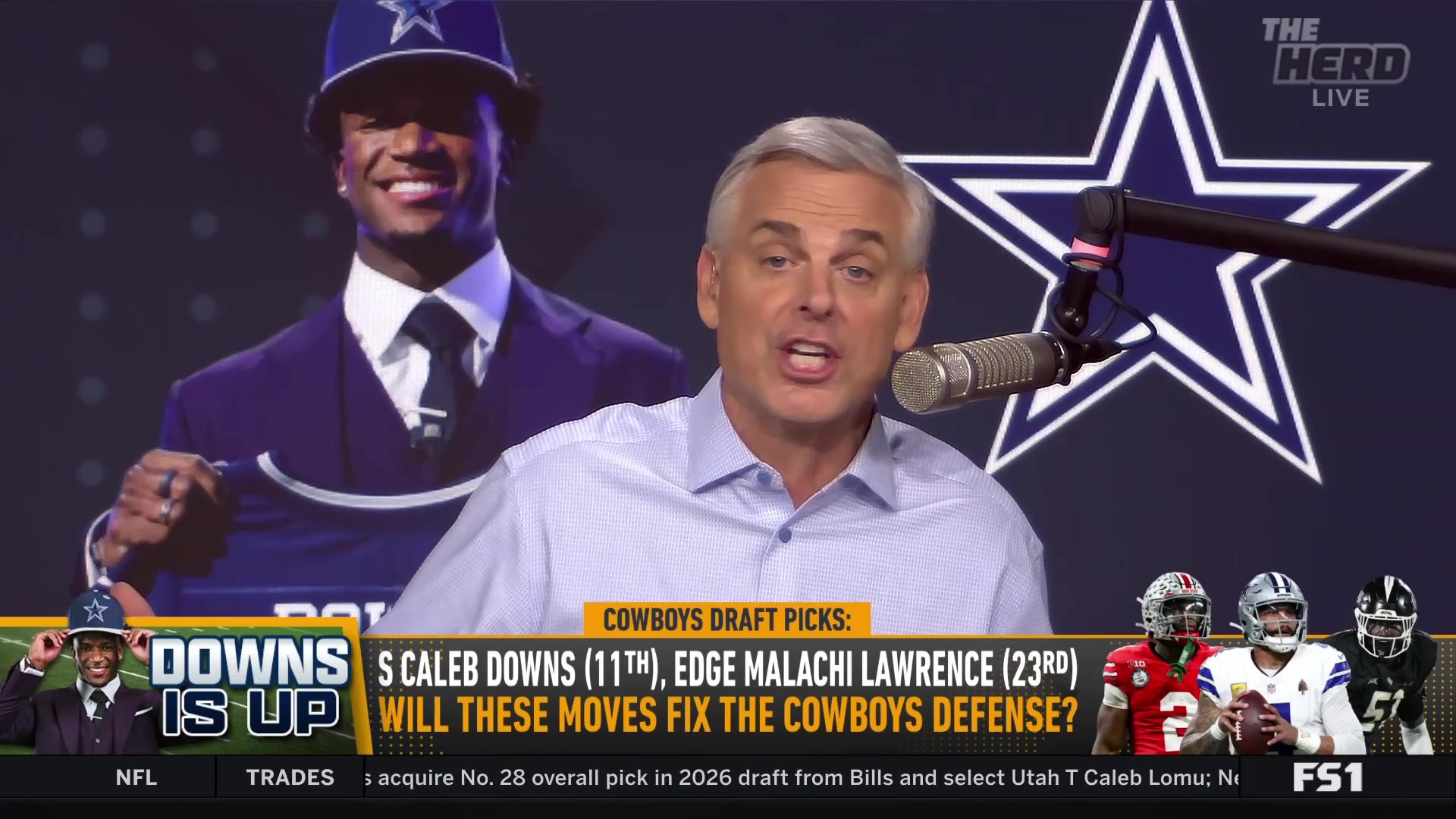 Colin Cowherd praises Cowboys for consistently hitting on draft picks