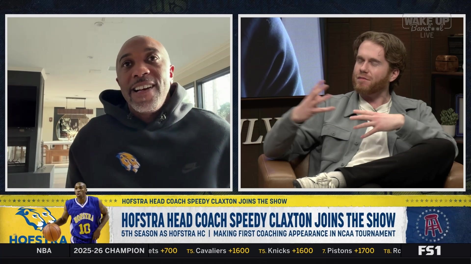 Speedy Claxton on preparing Hofstra for the NCAA Tournament