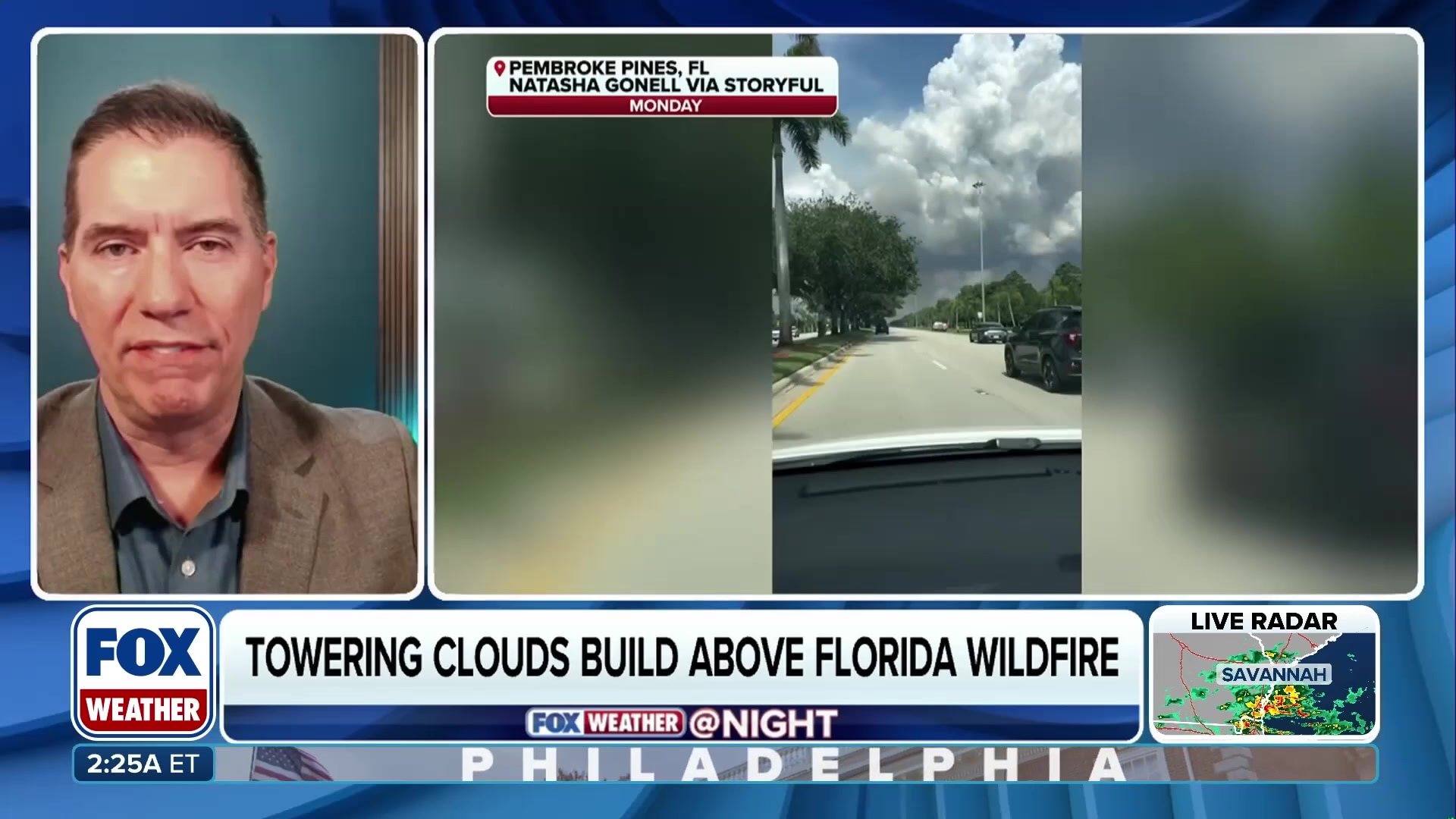 Brian LaMarre explains pyrocumulus clouds from Florida wildfires