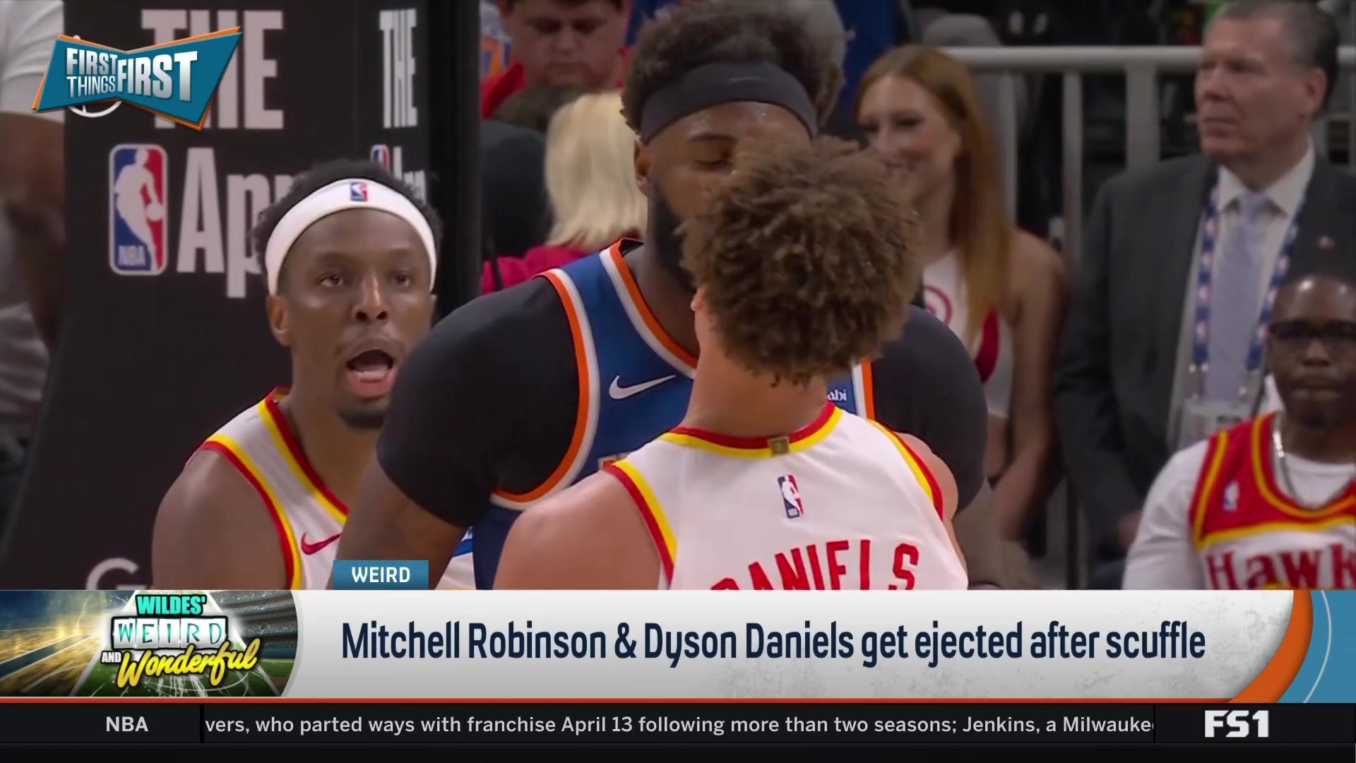 Mitchell Robinson & Dyson Daniels Ejected After Scuffle