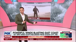 Isolated North Carolina home on stilts battles Nor'easter surf