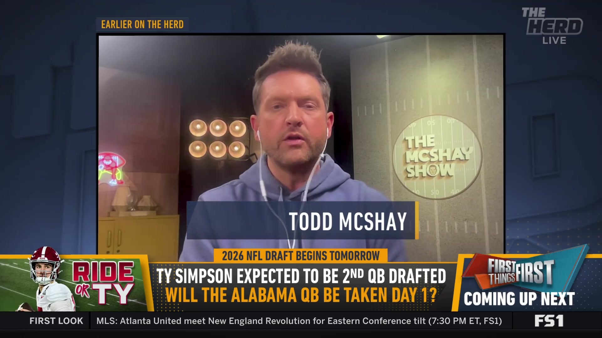 Todd McShay believes Rams like Alabama QB Ty Simpson for draft