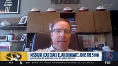 Missouri head coach Eliah Drinkwitz questions the moon landing