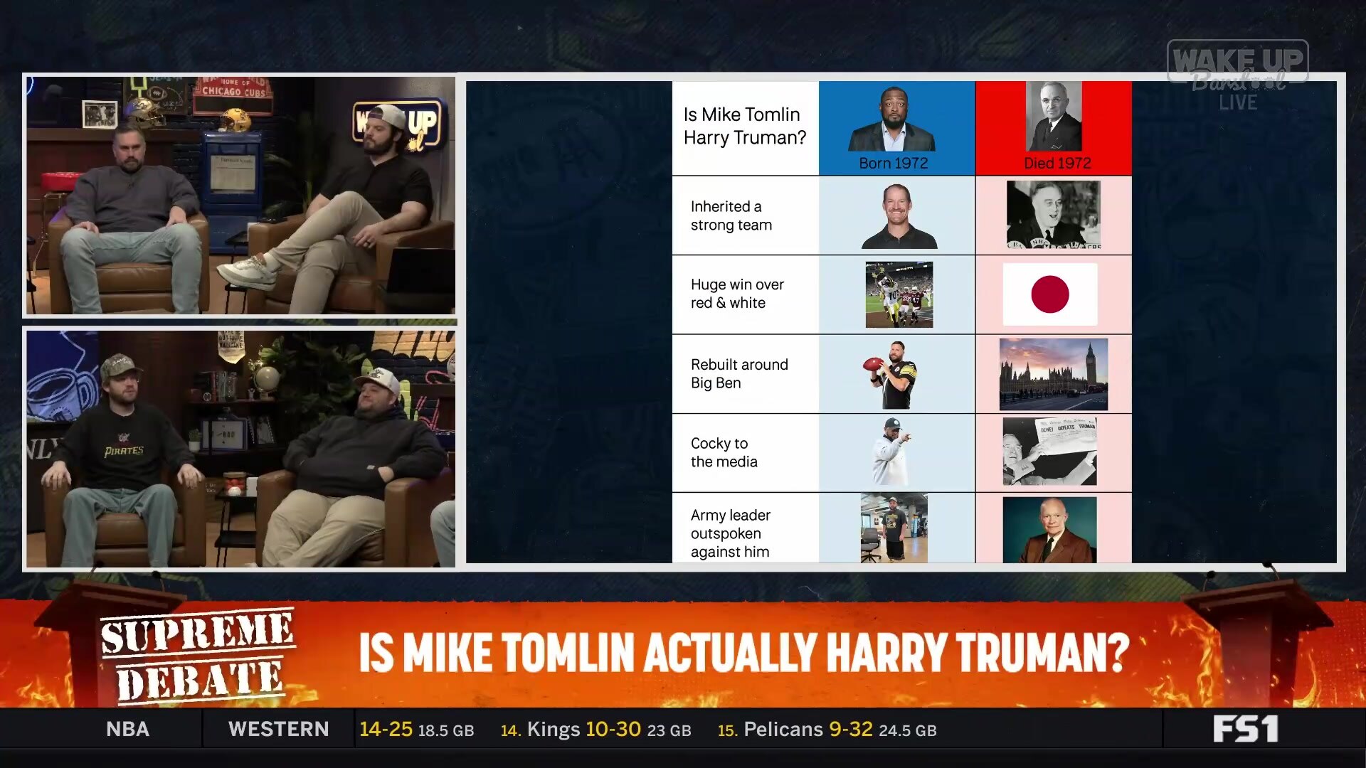 Is Mike Tomlin actually Harry Truman?