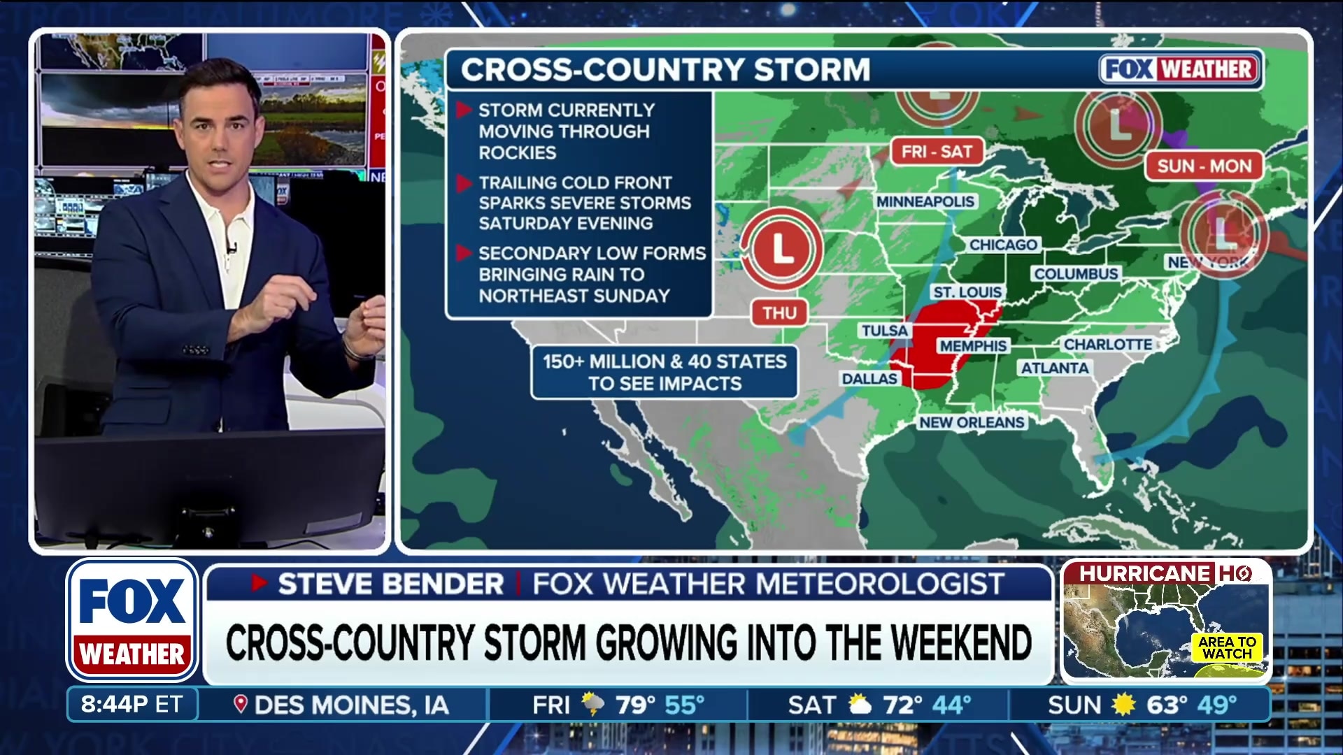 Watch Cross-country storm bringing severe weather and rain into the ...
