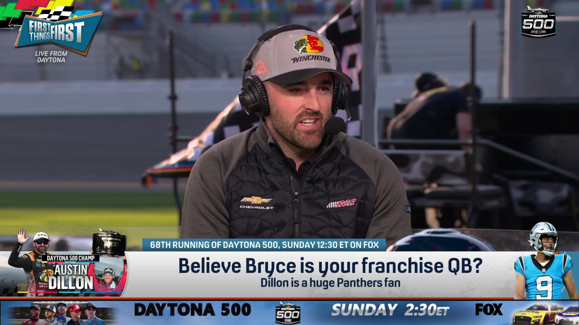 Austin Dillon believes in Bryce Young as Panthers' franchise QB