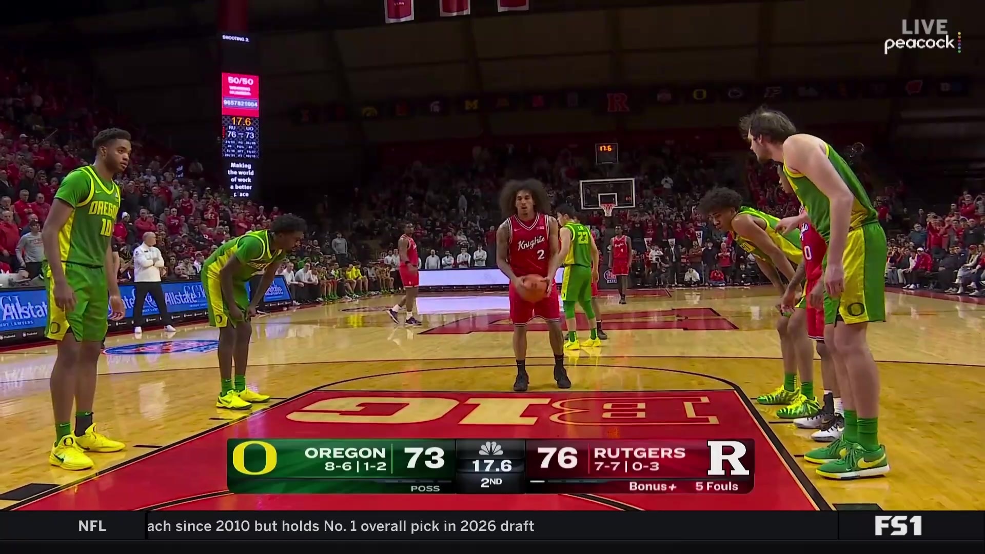 Rutgers secures overtime victory against Oregon in a thrilling finish