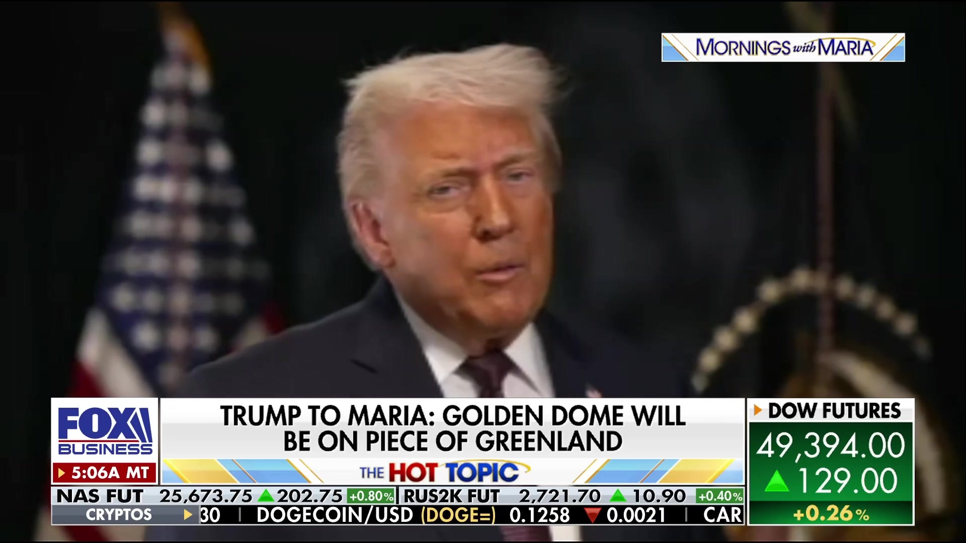 Trump confirms 'Golden Dome' on Greenland, citing advanced defense technology