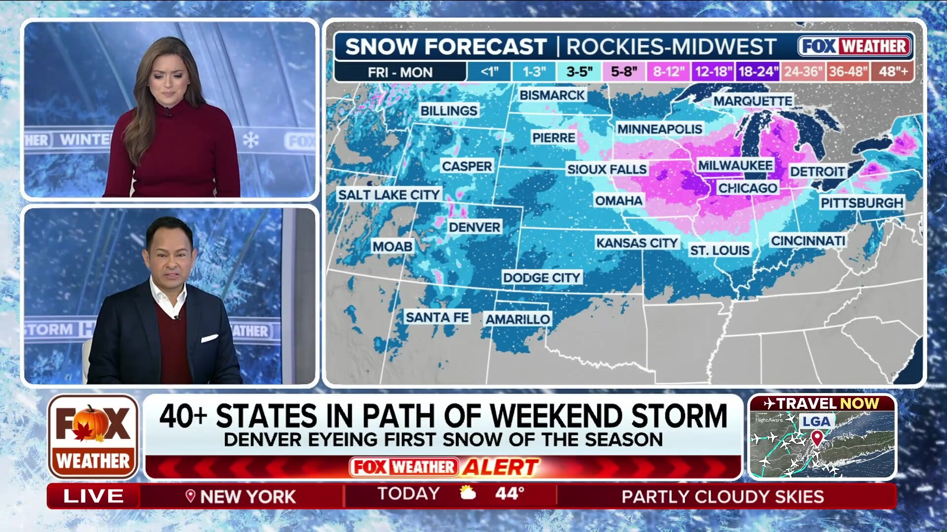 Watch Historic Thanksgiving weekend storm to bring heavy snow to ...