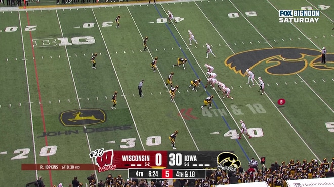Jacob Wallace intercepts Ryan Hopkins' fourth-down pass