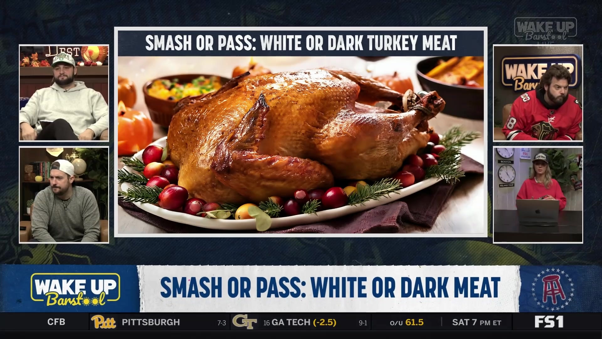 Debate on white versus dark turkey meat for Thanksgiving
