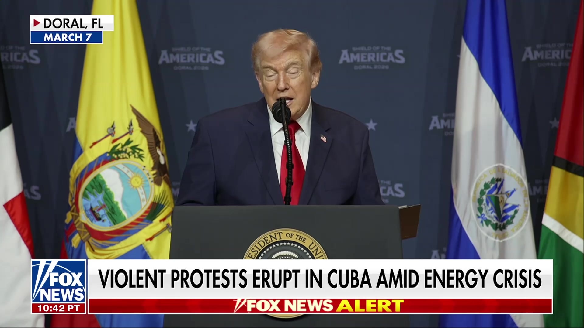 Donald Trump says Cuba is 'at the end of the line' amid energy crisis and protests