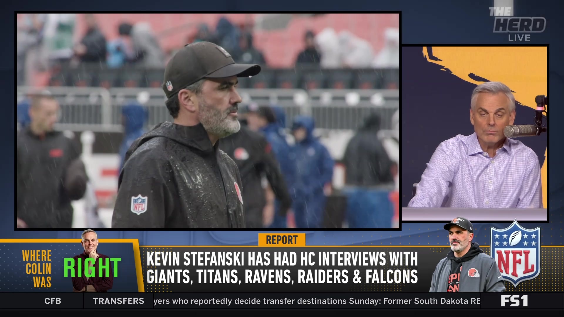 Colin Cowherd surprised by John Harbaugh's firing after 18 seasons