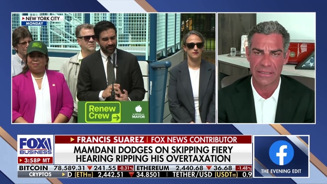 Francis Suarez slams NYC mayoral candidate Zohran Mamdani's 'disastrous' tax policy