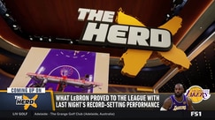 Colin Cowherd on LeBron's record-setting performance