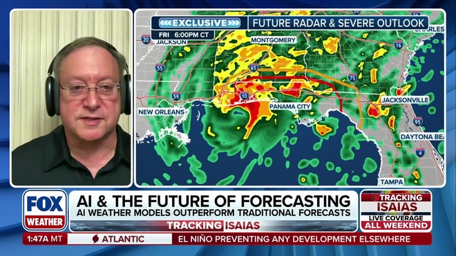 James Franklin explains how AI is revolutionizing weather forecasting