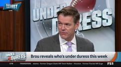 Chris Broussard showcases his acting skills in a neck brace and wheelchair