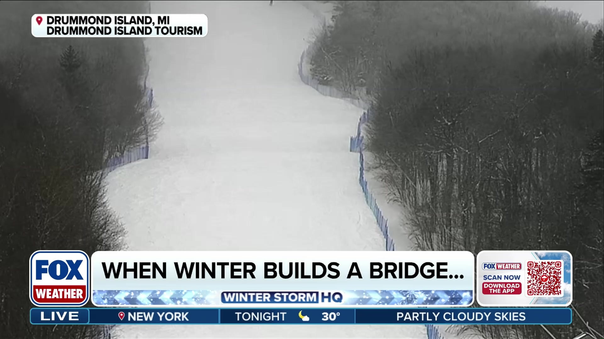 Michigan's natural ice bridge: a frozen highway to Canada