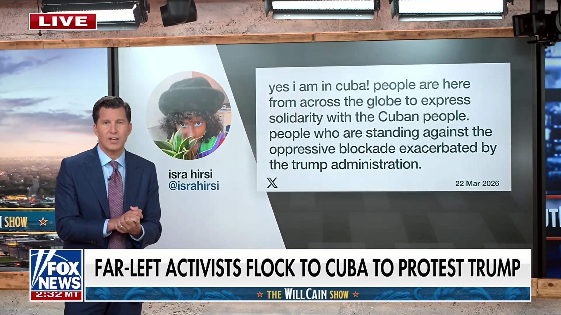 Far-left activists in Cuba protest Trump while locals suffer power outages