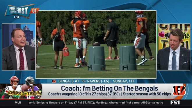 Danny and Coach place their Week 7 wagers on Bengals vs. Ravens