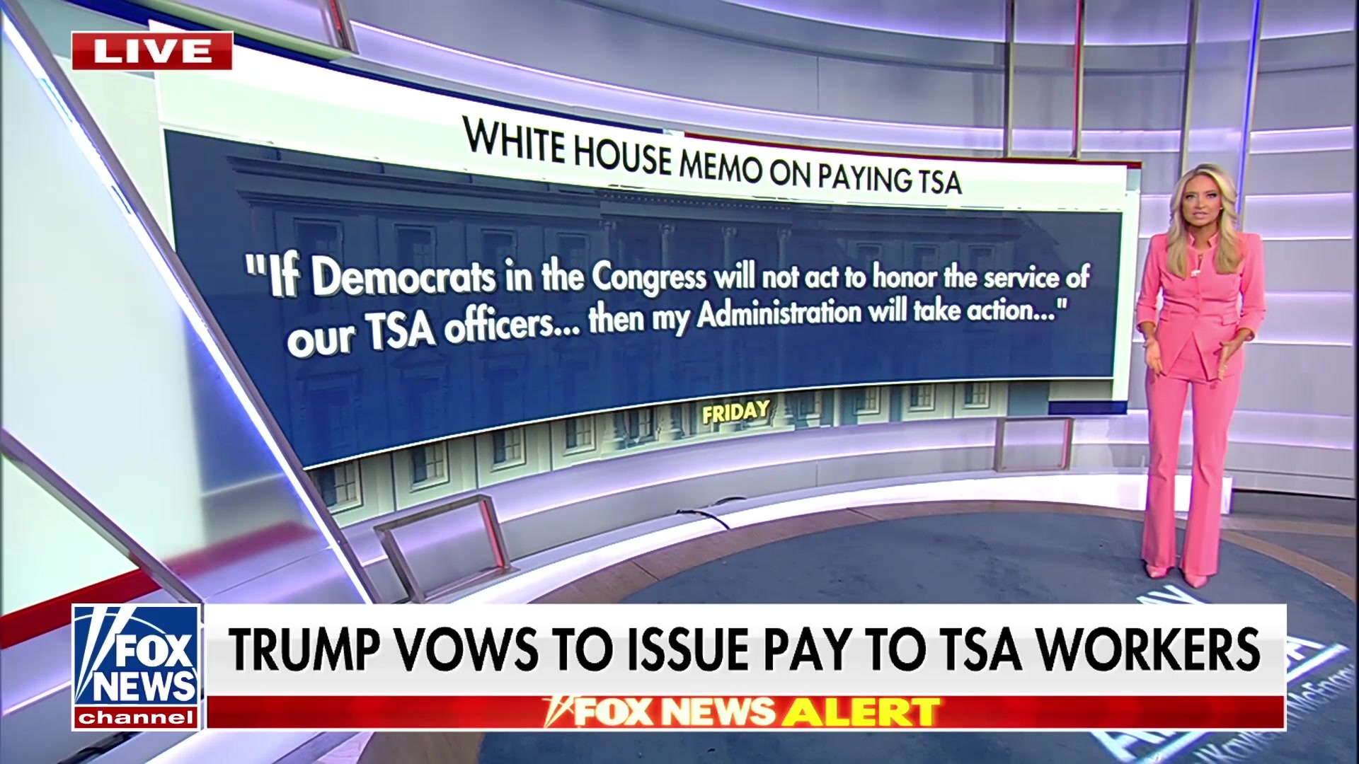 President Trump takes emergency action to pay TSA officers, DHS confirms checks by March 30th